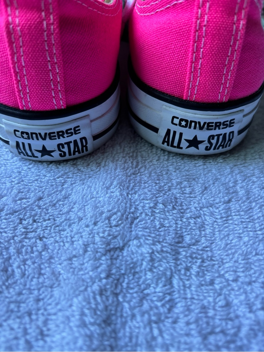 Converse Hot Pink Low Top Canvas Sneakers - Picture 3 of 5